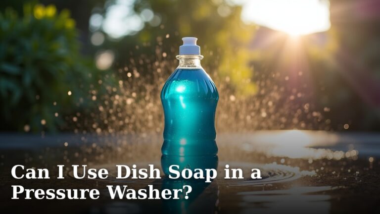 Can I Use Dish Soap in a Pressure Washer?