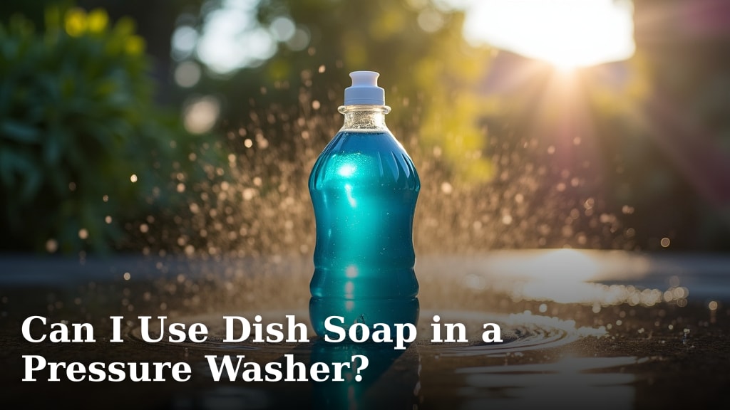 Can I Use Dish Soap in a Pressure Washer?