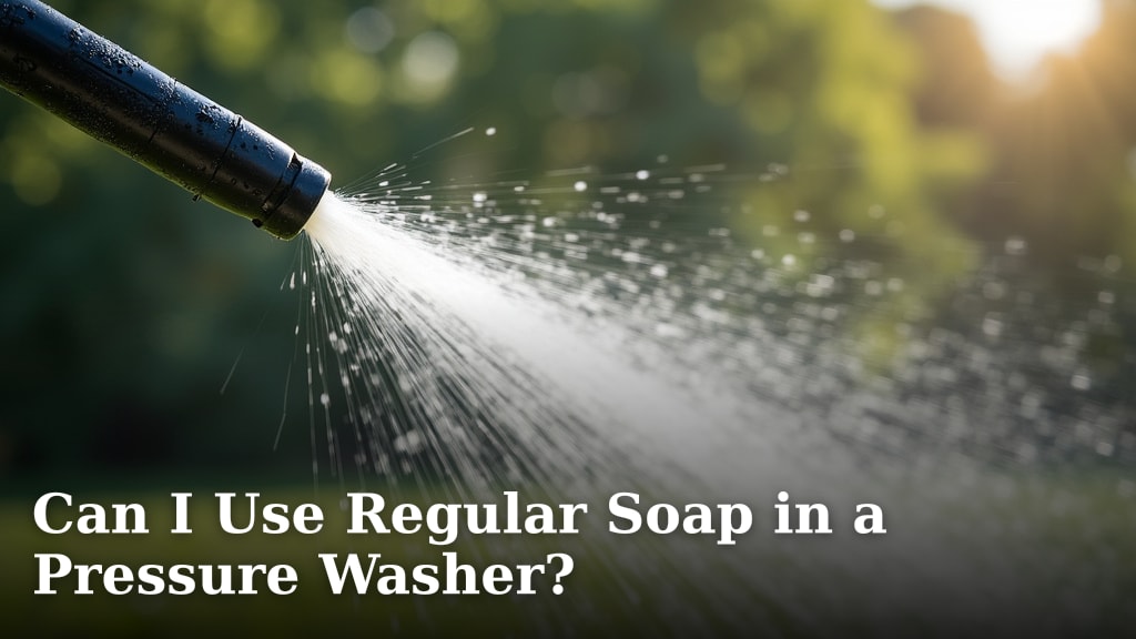 Can I Use Regular Soap in a Pressure Washer?