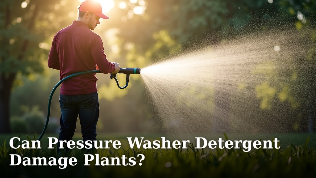 Can Pressure Washer Detergent Damage Plants?