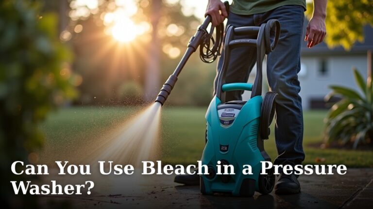 Can You Use Bleach in a Pressure Washer?