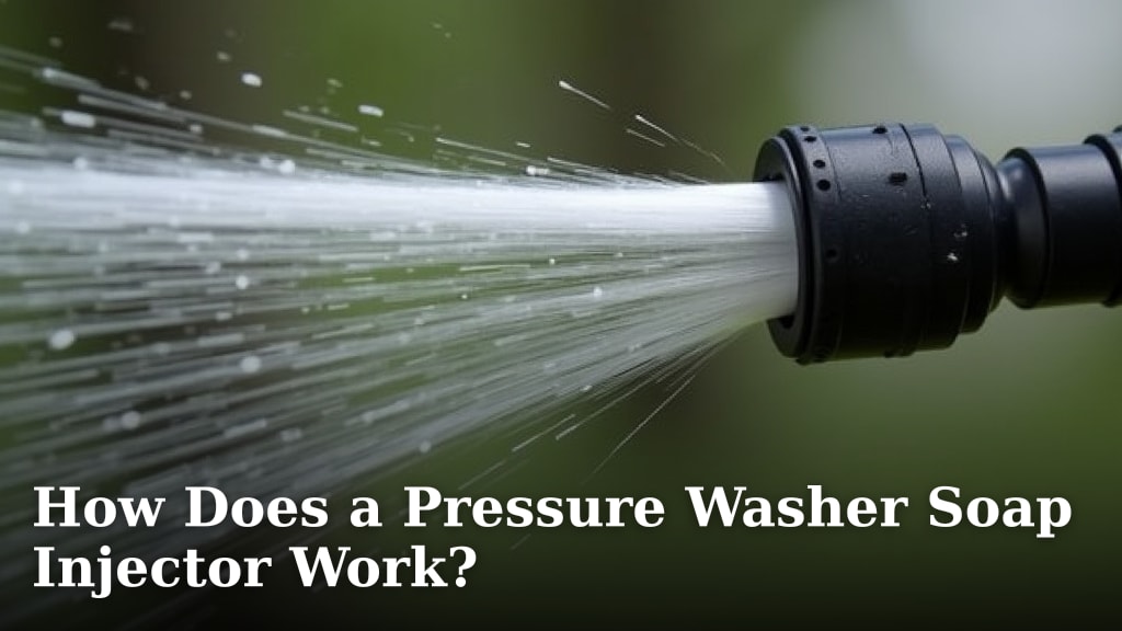 How Does a Pressure Washer Soap Injector Work?