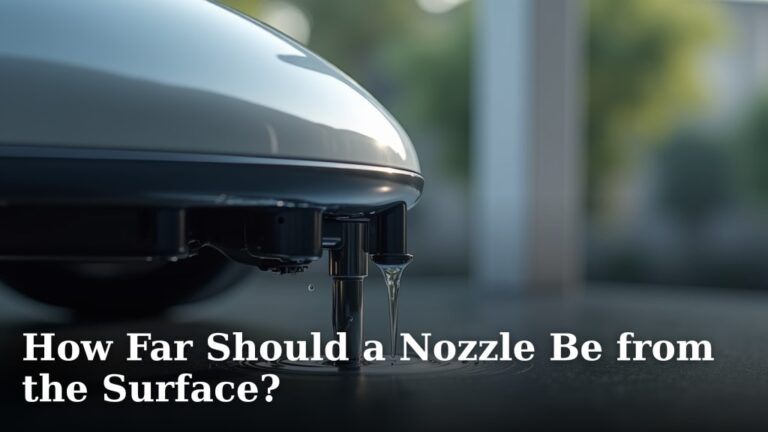 How Far Should a Nozzle Be from the Surface?