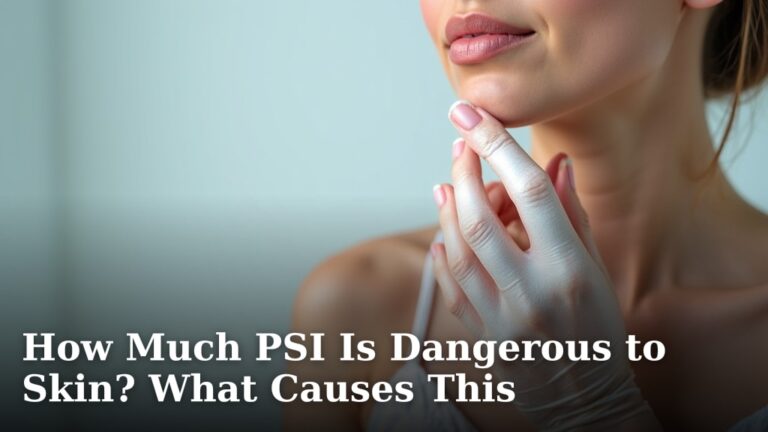 How Much PSI Is Dangerous to Skin? What Causes This