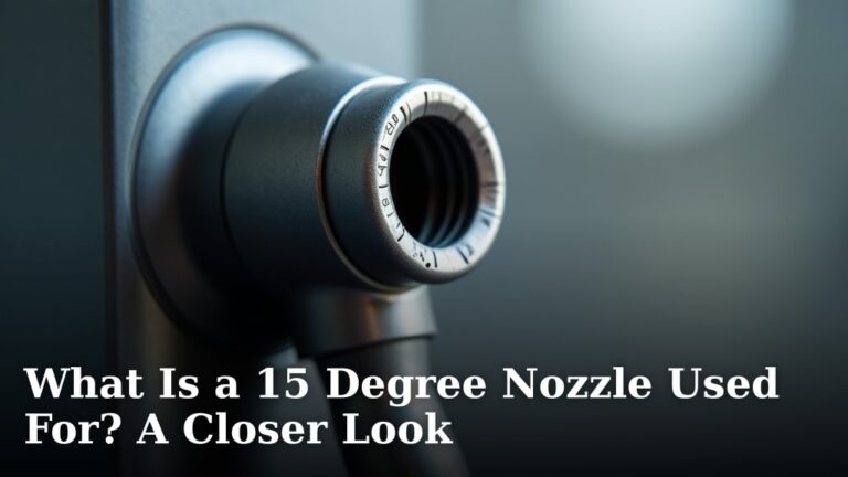 What Is a 15 Degree Nozzle Used For? A Closer Look