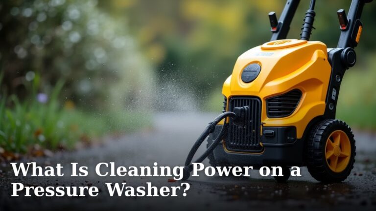 What Is Cleaning Power on a Pressure Washer?