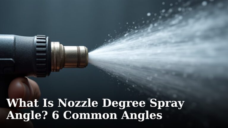 What Is Nozzle Degree Spray Angle? 6 Common Angles