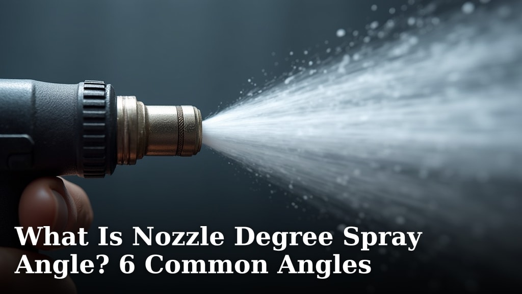 What Is Nozzle Degree Spray Angle? 6 Common Angles