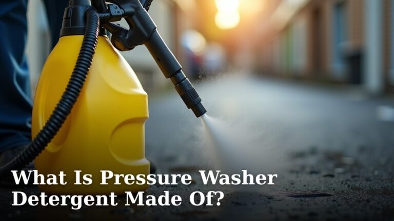 What Is Pressure Washer Detergent Made Of?
