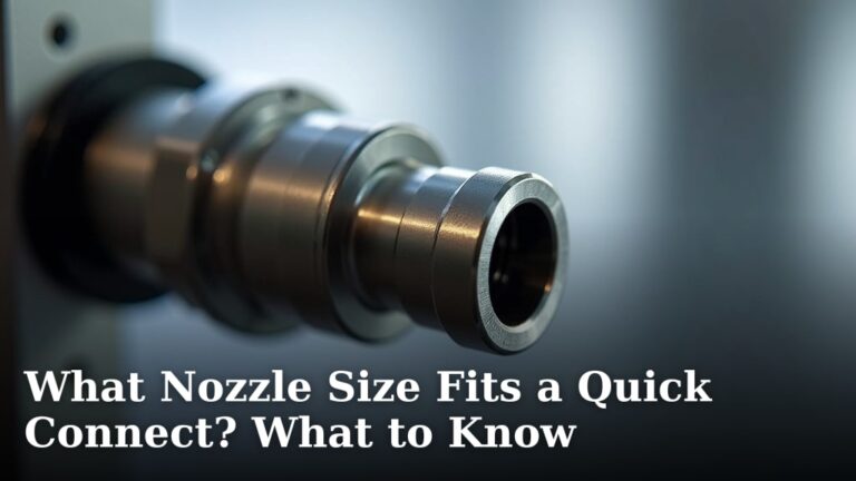 What Nozzle Size Fits a Quick Connect? What to Know