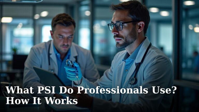 What PSI Do Professionals Use? How It Works