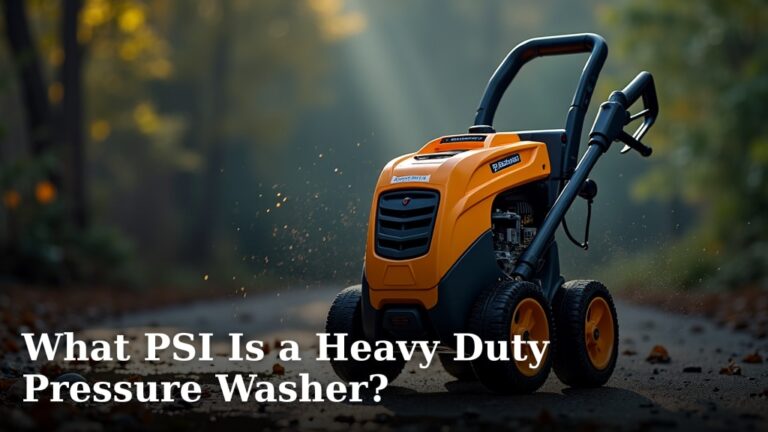 What PSI Is a Heavy Duty Pressure Washer?