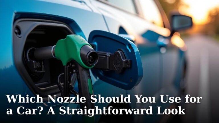 Which Nozzle Should You Use for a Car? A Straightforward Look