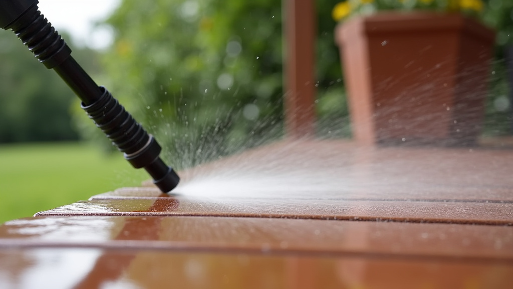 Choosing the Right Pressure Washer Nozzle for Your Deck