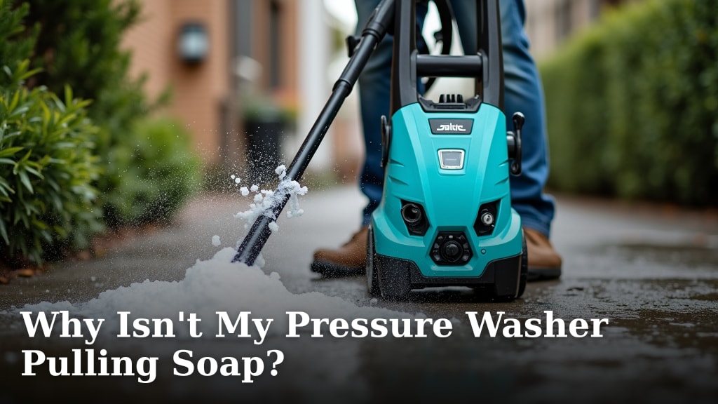 Why Isn't My Pressure Washer Pulling Soap?